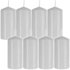 Valge Silindriküünal - Komplekt 8 tk