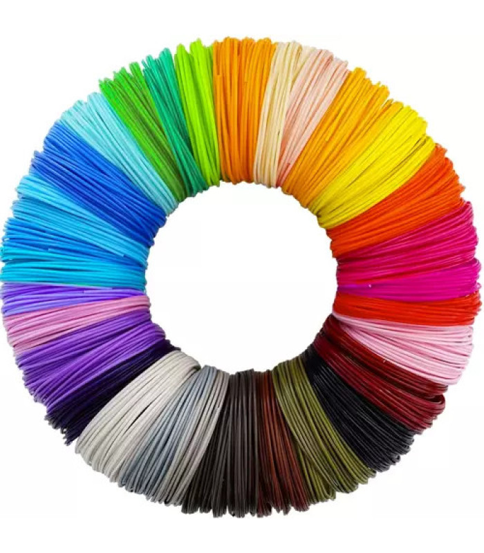 PLA 3D Filamentide Komplekt - 30x3 m = 90 m