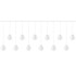 Valguskardin LED-pallid 108