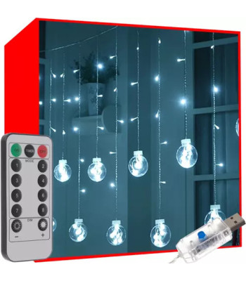 Valguskardin LED pallid 108