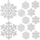 Jõulupuu nipsasjad - lumehelbed 12 tk. Ruhhy 22516