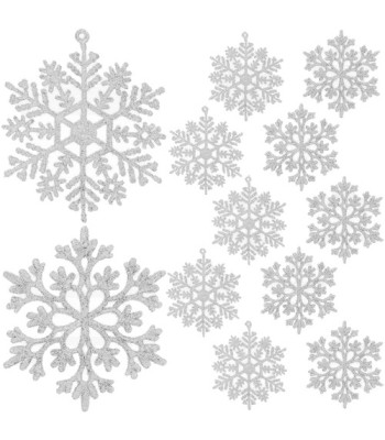 Jõulupuu nipsasjad - lumehelbed 12 tk. Ruhhy 22516