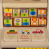 Puidust hariduslik auto-sorter 7in1