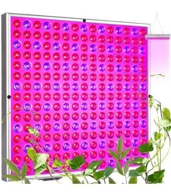 Rippvalgusti LED paneel taimede kasvatamiseks 225 LED + köied