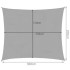 Päikesesirm 3x2 m - hall Gardlov 23162