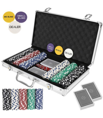 Pokerikomplekt 300 žetooniga kohvris