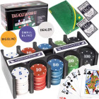 POKER - 200 žetooniga komplekt karbis
