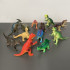 Dinosauruste figuuride komplekt