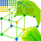 Fluorestsentsed Konstruktorklotsid + Telk/Baas