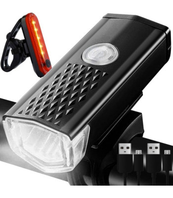 Jalgratta LED USB esituled ja tagatuled