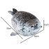Maskott Foka 60 cm Kruzzel 24644