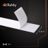 Rihveldatav isekleepuv rihm valge 5m x 2,5cm Ruhhy 25999