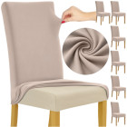 RUHHY toolikate komplekt 6 tk - universaalne, beež elastne velvet 65x40x35 cm