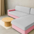 Diivanikate 145-185 cm helehall RUHHY 26035