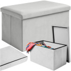 Volditav sametist hall tumba RUHHY 60x30x30 cm
