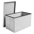 Volditav sametist hall tumba RUHHY 60x30x30 cm
