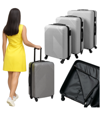 Reisikohvrite komplekt 3in1 - hall Trizand 26662