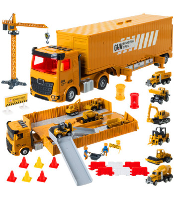 Ehitusauto kraanaga ja lisatarvikutega 26578