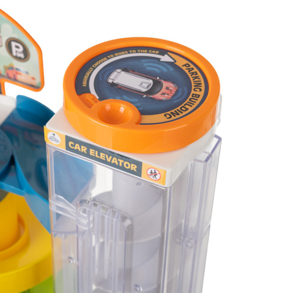 Parkimismaja mängukomplekt autodele Iso Trade