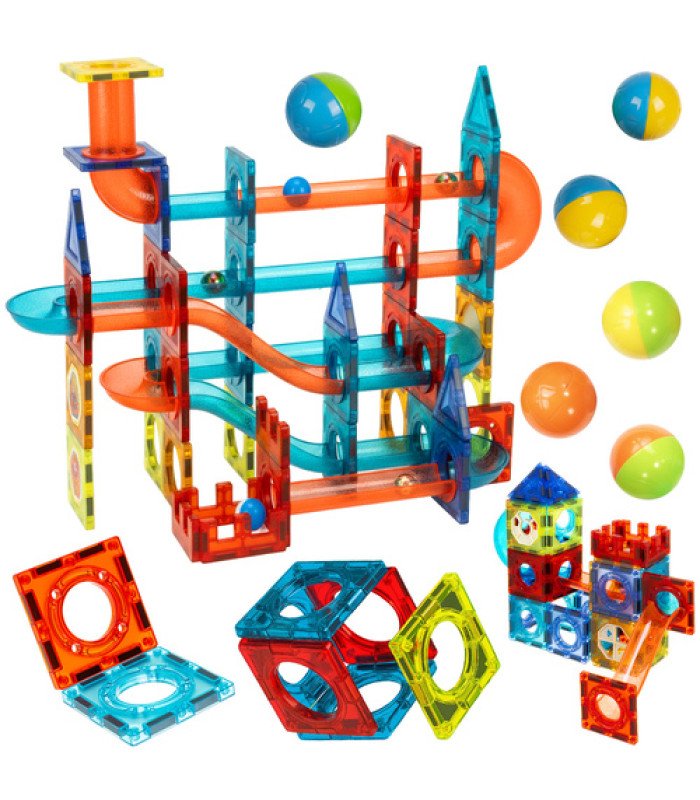 Magnetilised klotsid - kuulirada 96 tk