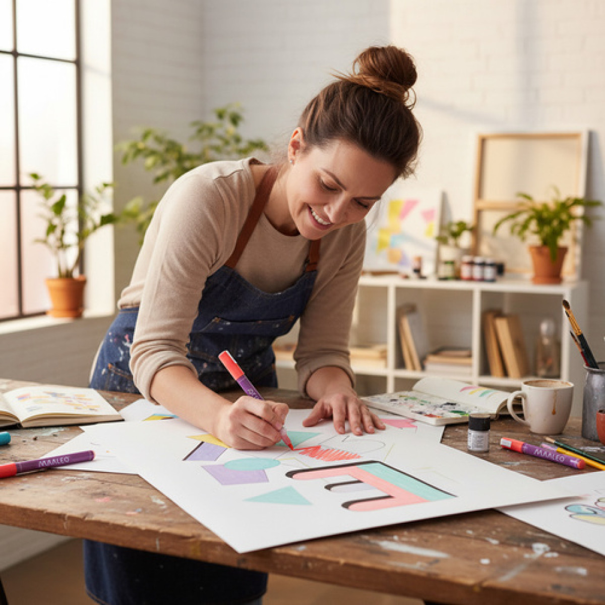 Dekoratiivsete markerite komplekt 12 tk. Maaleo 25743