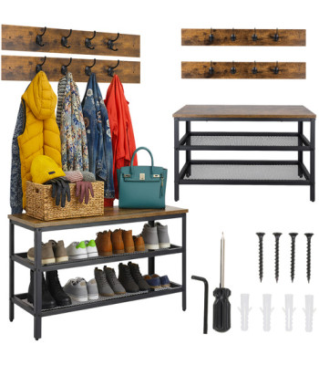 Regaal kingadele ja riidepuu 73cm Ruhhy 27037