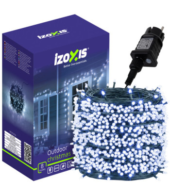 Lauko šviestuvai 500LED 35m balti Izoxis 24899