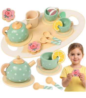 Laste roheline teeserviis Kruzzel 26393