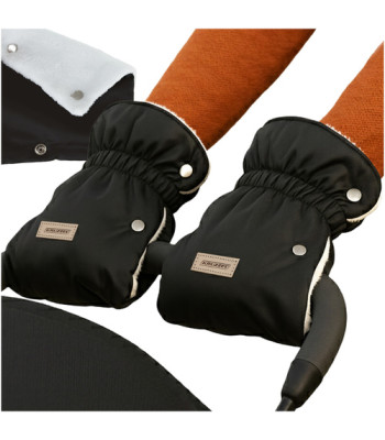 Topelt käpikud vankrile - mustad Kruzzel 25814