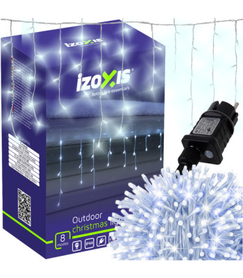Jõuluvanikud õue - jääpurikad 300LED, 15m, IZOXIS 26711, külm valge