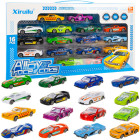 Värvilised Metallist Mänguautod - 16 Tükki Komplekt Lastele