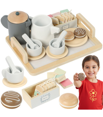 Puidust teekomplekt 16 osaga Kruzzel 26543