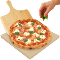 Pizza kivi Ruhhy 38x36 cm bambusest labidaga 2in1 kordieriit