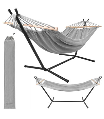 Kaksikohaline aiahängematt Gardlov koos raamiga 200x150cm