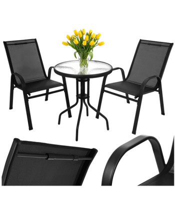 Gardlov rõdumööbli komplekt - laud ja 2 tooli