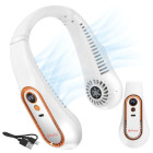 Ruhhy juhtmevaba USB-C kaelaventilaator LED-ekraani ja 5 kiirusega