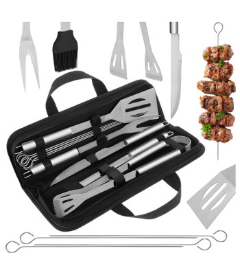 Kaminer grillitarvikute komplekt 9-osaline 27184