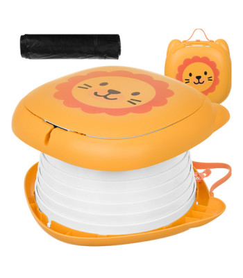 kruzzel kaasaskantav ja kokkupandav lastepott lõvi