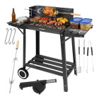 kaminer söegrill pöördvarda ja soojendusrestiga 93 x 41 x 86 cm