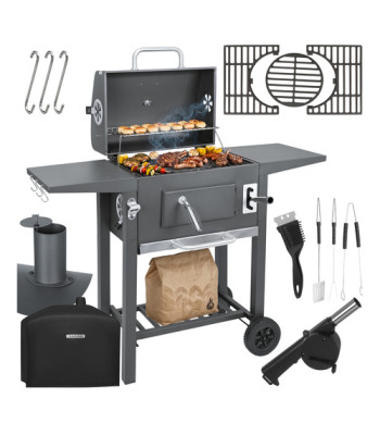 kaminer söega aiagrill kaanega 105 x 110 x 50 cm