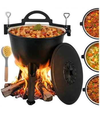 Kaminer emailitud malmpott 10 l kaanega