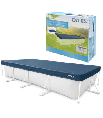 intex 28039 basseinikate 450 x 220 cm ristkülikukujulisele raamiga basseinile