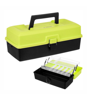 Trizand kalastustarvikute kast 33 cm, 2 riiulit, 11 sektsiooni