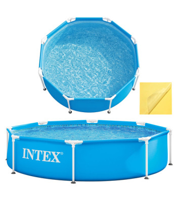 intex metal frame raamiga bassein 244 x 51 cm 1820 l 28205np