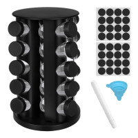 Ruhhy maitseainepurkide komplekt 20 tk pöörleva alusega