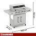 Kaminer Varen 5.0 gaasigrill 4+1 17 kW