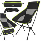 trizand kokkupandav kalastustool 41 x 52 x 86 cm must koos kandekotiga