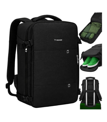 trizand matkareiside seljakott 40 x 20 x 25 cm must usb-ga
