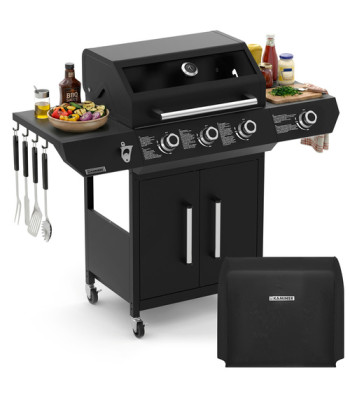gaasigrill kaminer varen black 4.0 3+1 13,5 kw