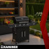 gaasigrill kaminer varen black 4.0 3+1 13,5 kw